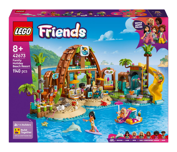 LEGO Friends 42673 Rodzinne wakacje na plaży - 1331632 - zdjęcie